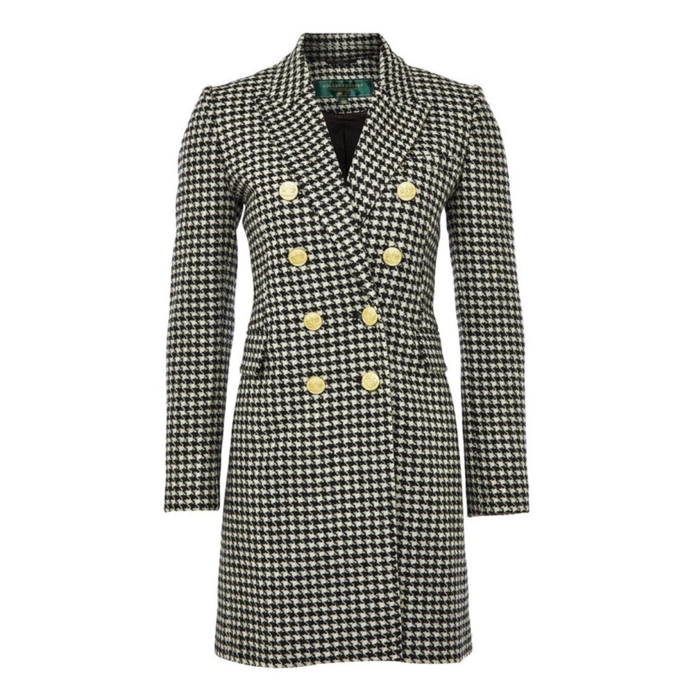 Holland Cooper Knightsbridge Coat in Houndstooth